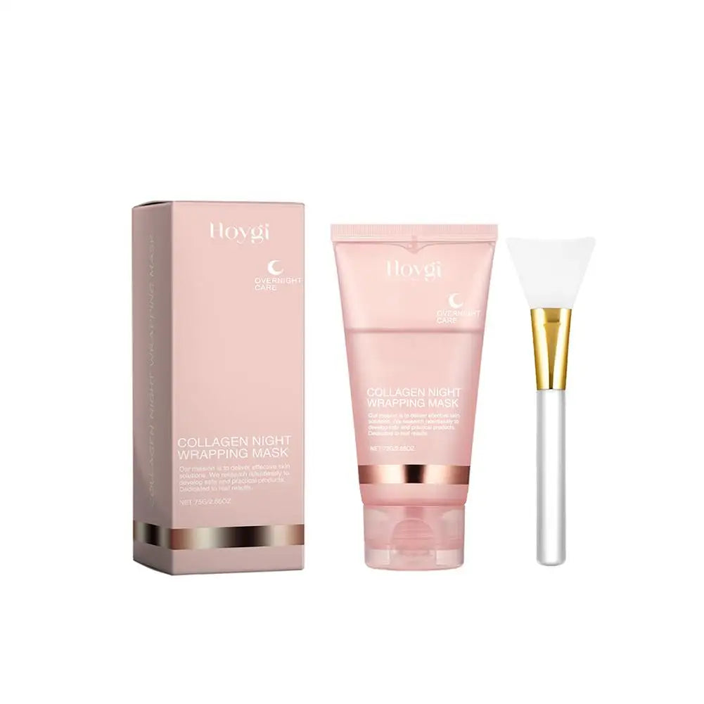 Masque de Nuit au Collagène – Peel-Off Hydratant & Anti-Âge, Soin Coréen 75g
