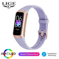 Montre Connectee LIGE AMOLED – Suivi Sante, 25 Sports, Etanche IP67, Homme et Femme