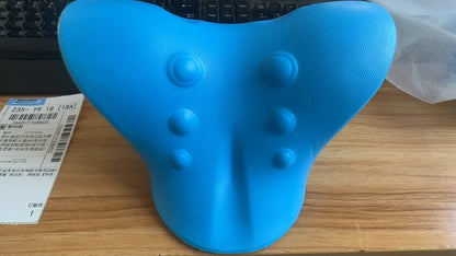 Coussin Cervical Relaxant en C – Traction & Massage Nuque et Épaules