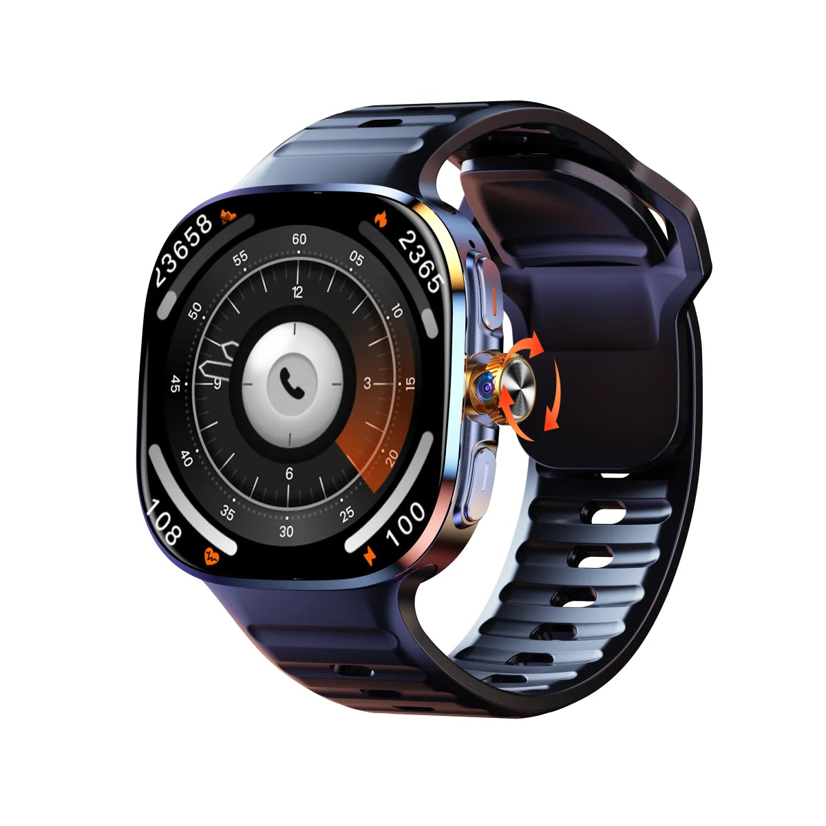 Montre Connectee Zestbolt M99 – Android 10, Ecran AMOLED 2,4 pouces, 4G, Camera Rotative 9MP