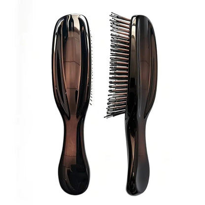 Japanese Premium Head Massager Scalp Brush Hair Massager Shampoo Brush Wet Plastic Detangling Brush Hair Cleaning Comb Rose Gold