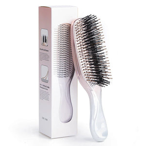 Brosse Massage Cuir Chevelu Électroplaquée – Démêlante & Relaxante