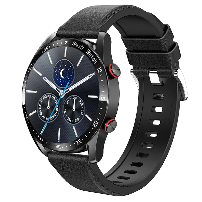 Montre Connectee ChiBear HW20 – Appels Bluetooth, Suivi Sante, Ecran Rond 1,28 pouce