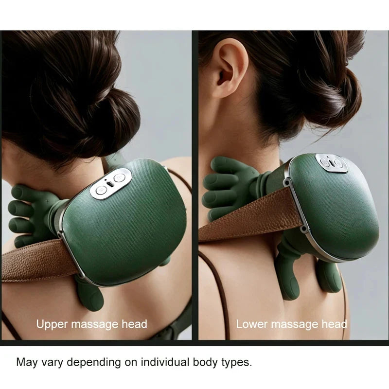 Masseur Nuque & Épaules – Pétrissage Cervical, Trapèzes, Moteur Brushless