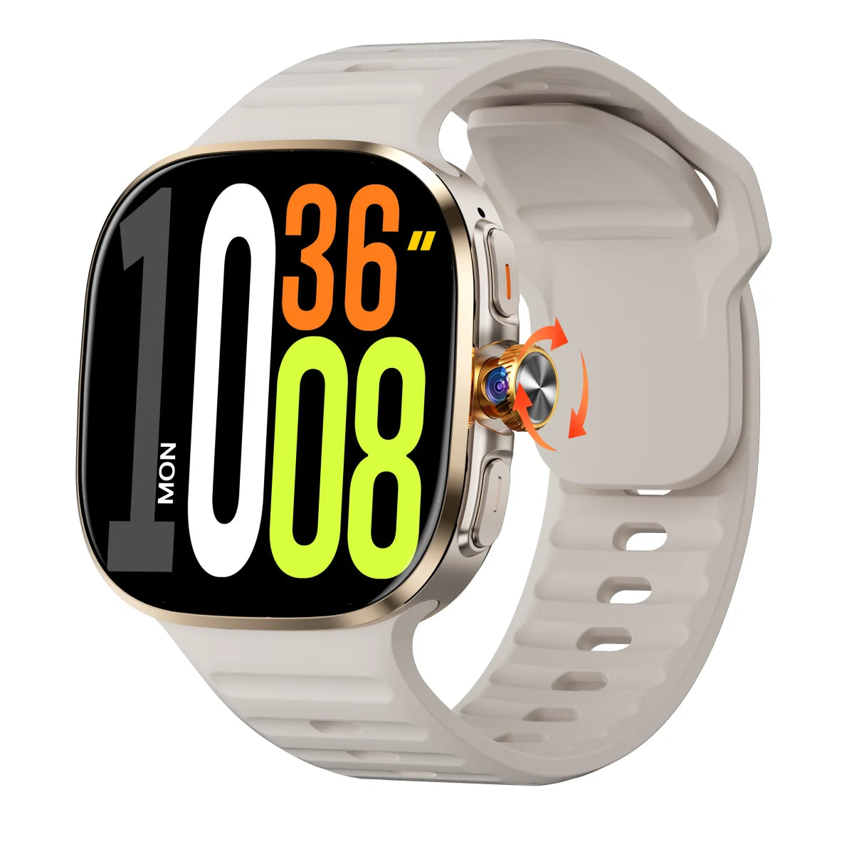 Montre Connectee Zestbolt M99 – Android 10, Ecran AMOLED 2,4 pouces, 4G, Camera Rotative 9MP
